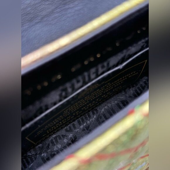 🆕 KURT GEIGER LONDON 🧿 NWOT Mini Brixton Lock Leather Shoulder Bag, Rainbow - Picture 13 of 15